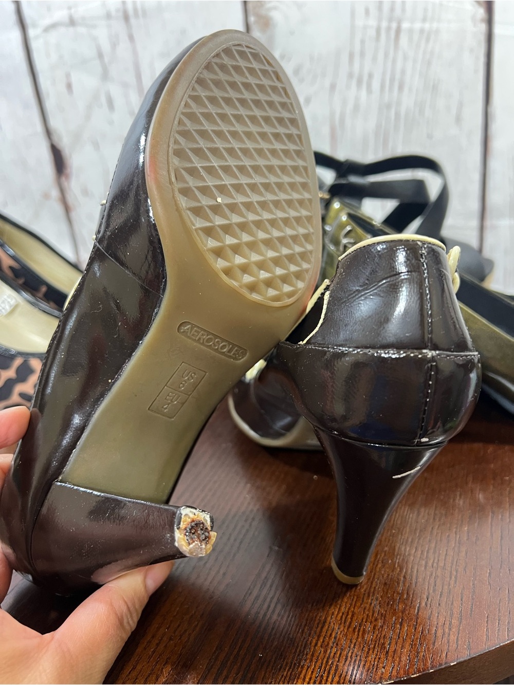 5 Pairs women’s shoes size 6 Liz Claiborne, Jessica Simpson, aerosoles etc As Is - Picture 5 of 16